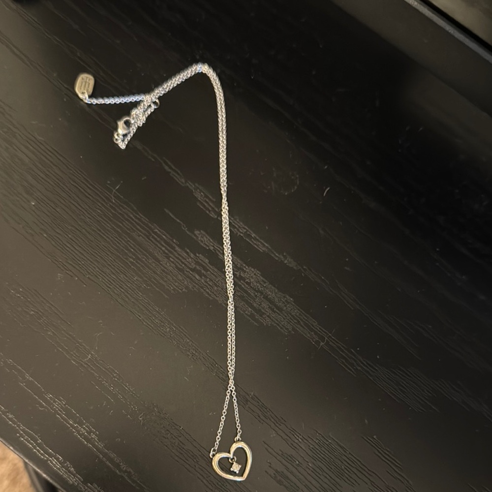 James Avery Silver Heart Necklace Elegant Pendant
